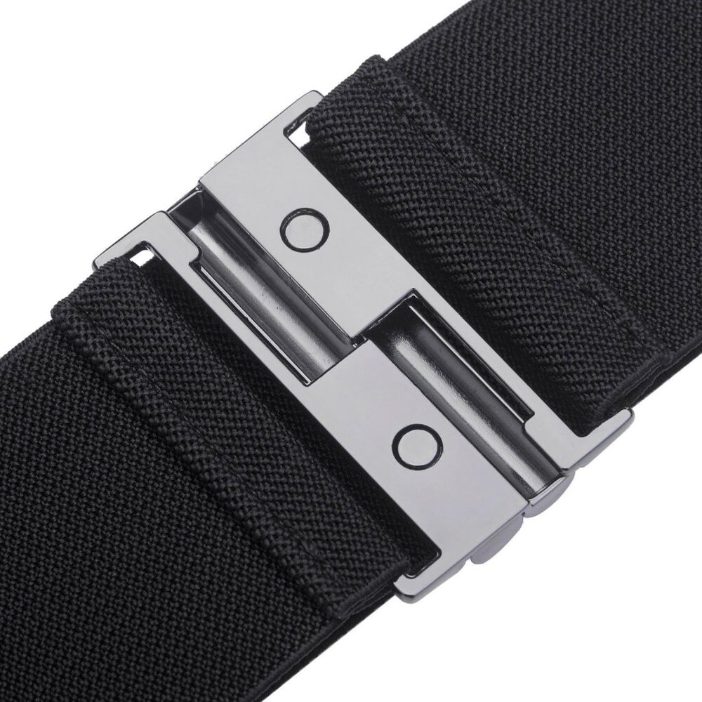 Womens Wide Elastic Waist Belt Cinch Belt Trimmer Stretch Waistband - Picture 4 of 7
